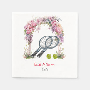 Tennis Wedding themed Napkin
