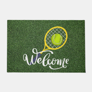 Tennis Welcome Home for Tennis Player Doormat