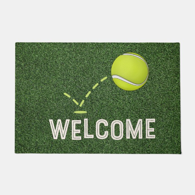 Tennis Welcome Home for Tennis Player    Doormat (Front)