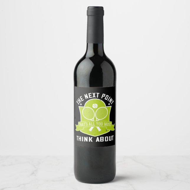 Tennis - wine label (Front)