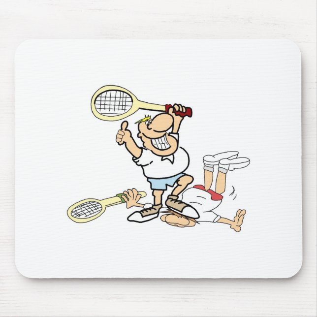 Tennis Winner Mouse Mat (Front)