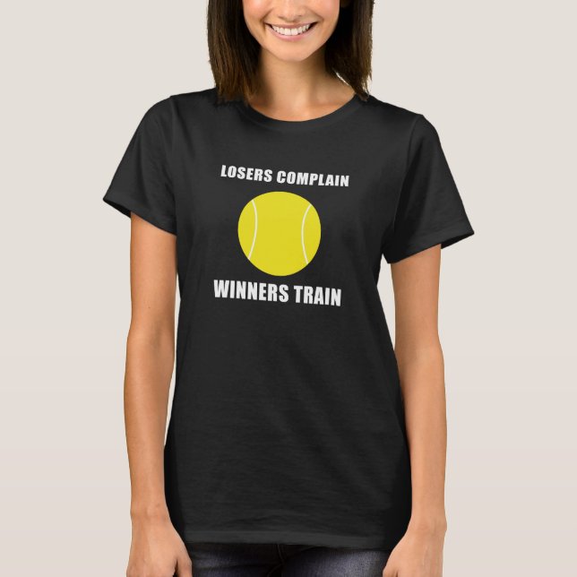 Tennis Winners Train T-Shirt (Front)