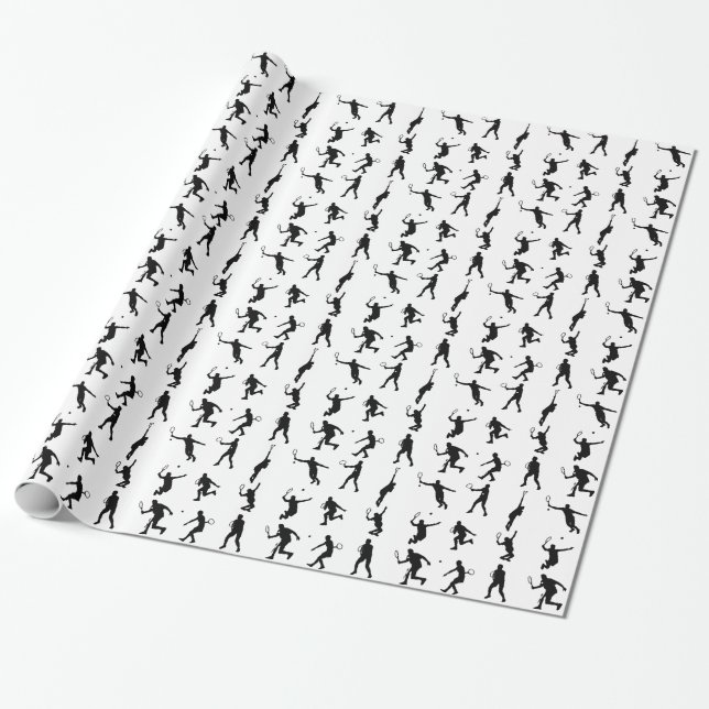 Tennis Wrapping Paper (Unrolled)