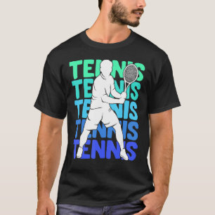 Tennis Youth Men Boys Kids T-Shirt