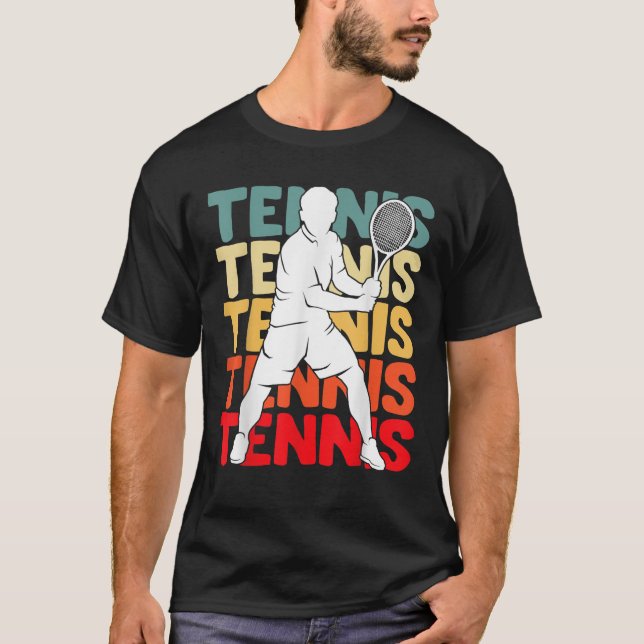 Tennis Youth Men Boys Kids T-Shirt (Front)