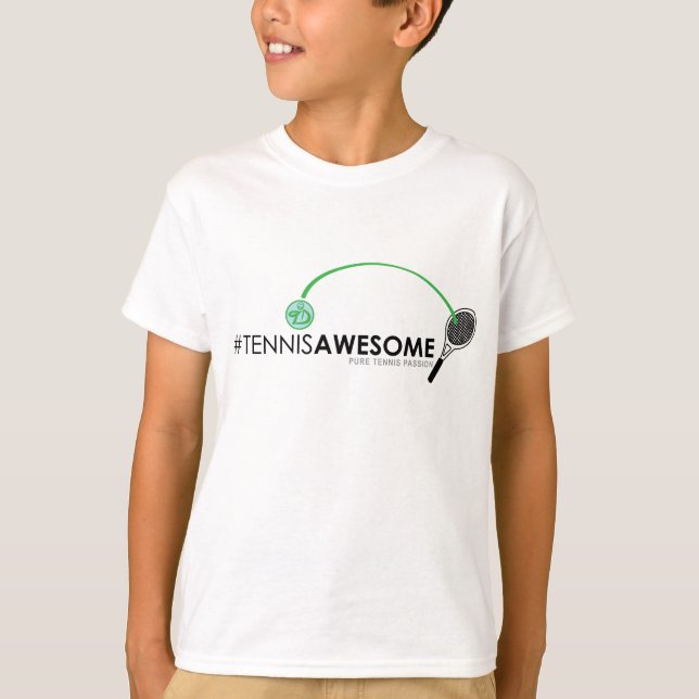 #TennisAwesome for Kids! T-Shirt (Front)