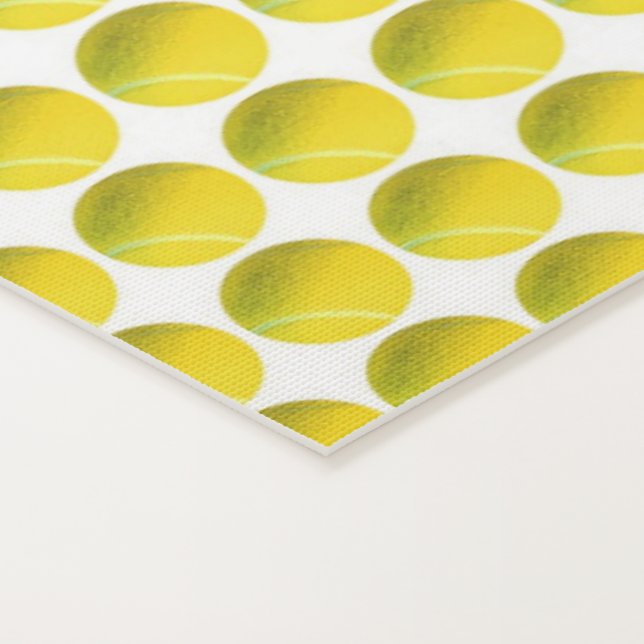 Tennisball Fitness Sport Elegant Tennis Template Yoga Mat (Detail)