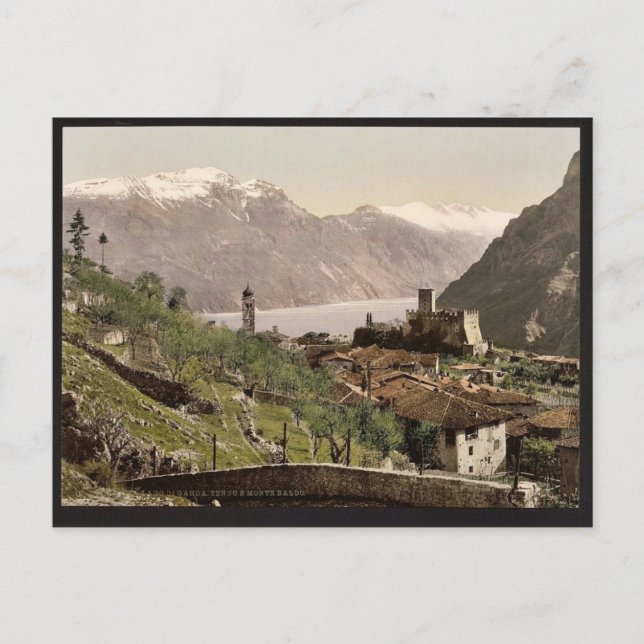 Tenno and Mont Baldo, Garda, Lake of, Italy classi Postcard (Front)