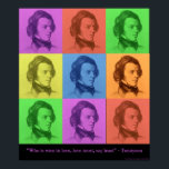 Tennyson "Love Is Long" Pop Art Canvas Print<br><div class="desc">You are viewing a canvas print of Lord Tennyson by Rick London and Shoes That Amuse. It features one of his most famous quotes: “Brief is life but love is long”. We believe you'll love your Shoes That Amuse canvas print... so much so that we guarantee it 100% no questions...</div>