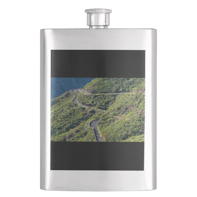 Teno Mountains Hip Flask (Front)