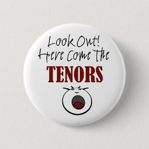 Tenor 6 Cm Round Badge