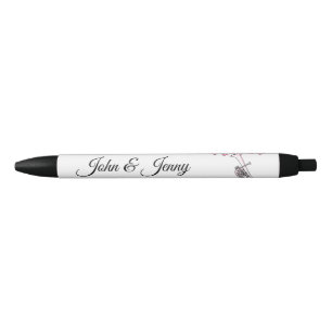 Tenor Horn Musician Custom Wedding Favour Gift Black Ink Pen