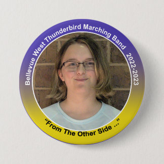 Tenor Sax Zoe 9 7.5 Cm Round Badge