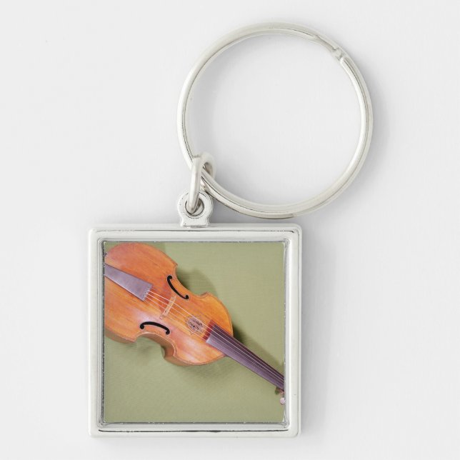 Tenor viol, 1667 key ring (Front)