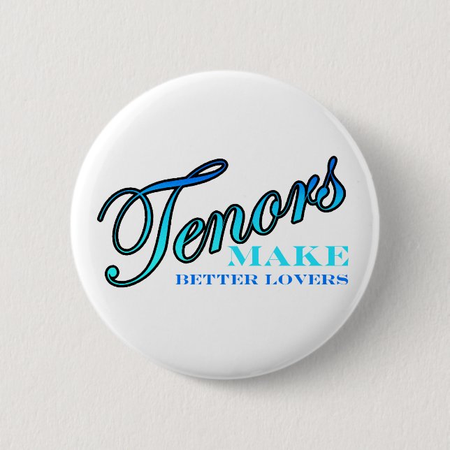 Tenors MAKE BETTER LOVERS 6 Cm Round Badge (Front)