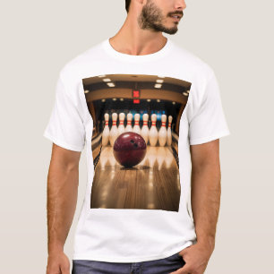 Tenpin Bowling Strike. T-Shirt