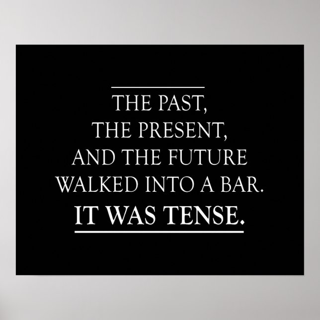 Tense Joke Poster (Front)