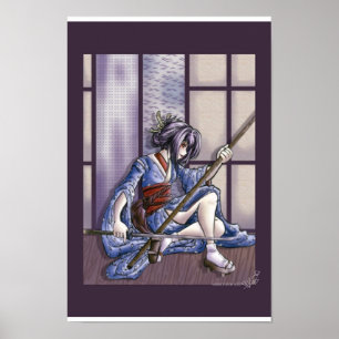 Tenshi the ninja geisha poster