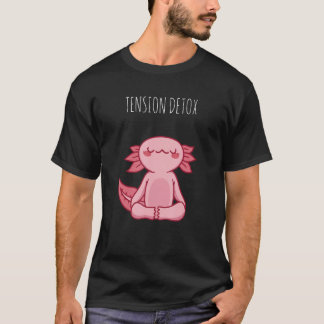 Tension Detox Retro Cute YOGA Dragon Designs Prese T-Shirt