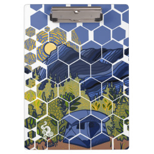 Tent Camping iPhone case Clipboard