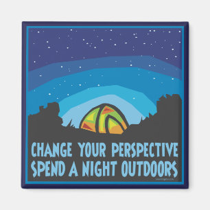Tent Camping Magnet