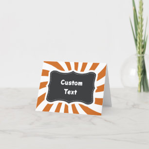 Tent Cards - Foldable Buffet Cards - Food Station