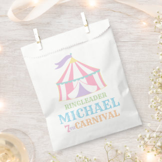 Tent Circus Carnival Birthday Party Favour Bags