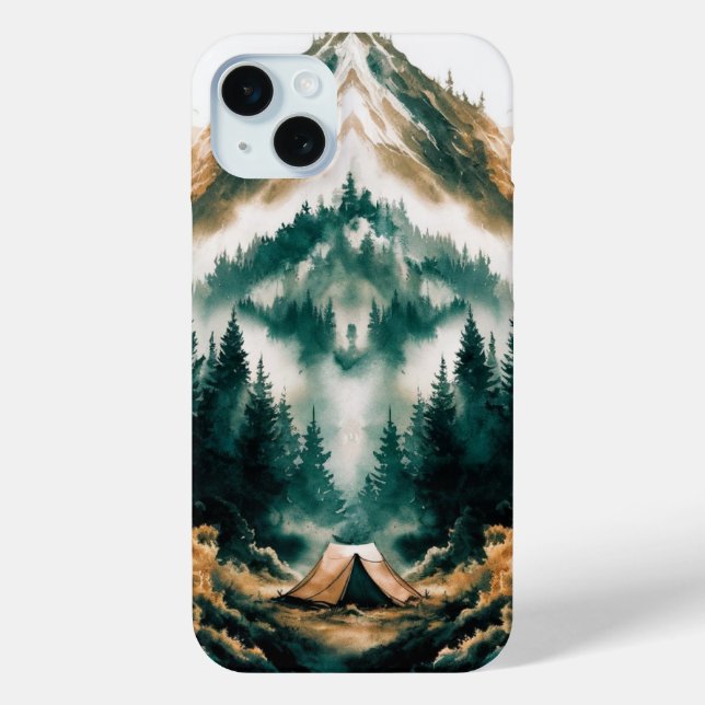 Tent in the Wilderness Case-Mate iPhone Case (Back)