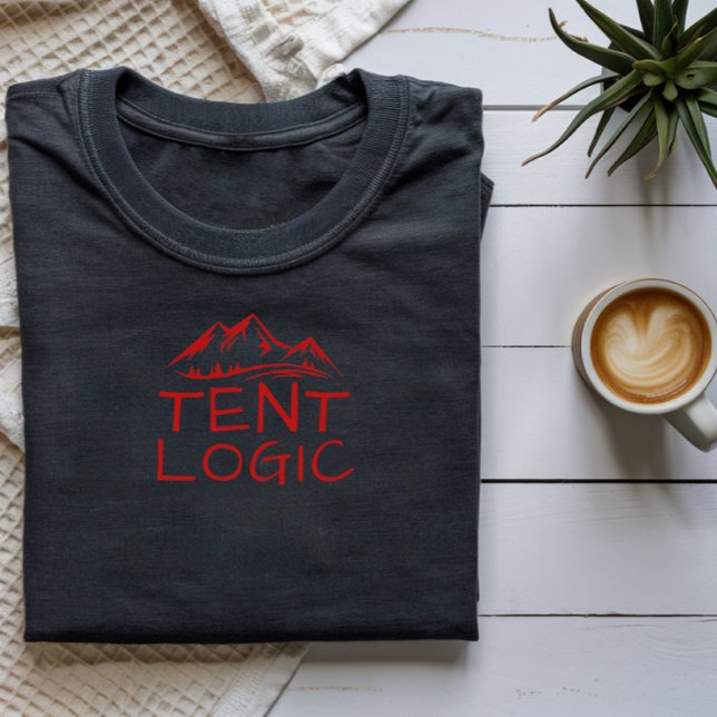 Tent Logic Funny Camper Mountain T-Shirt (Creator Uploaded)