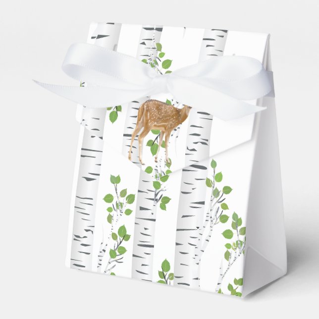 Tent Paper Favour Box Deer Doe Buck Woodland Hunti (Front Side)