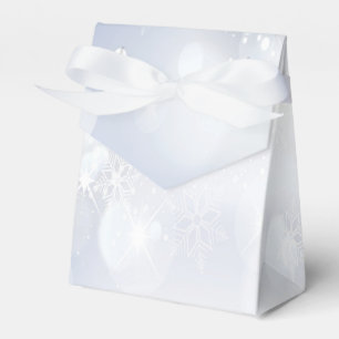 Tent Paper Favour Box Ornaments Snowflakes Snow Fl