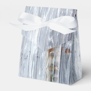 Tent Paper Favour Box White Wash Wood Barn Door Co