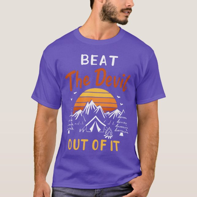 Tent Rv Camping funny T-Shirt (Front)