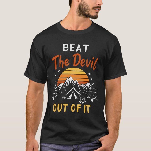 Tent RV Camping T-Shirt (Front)