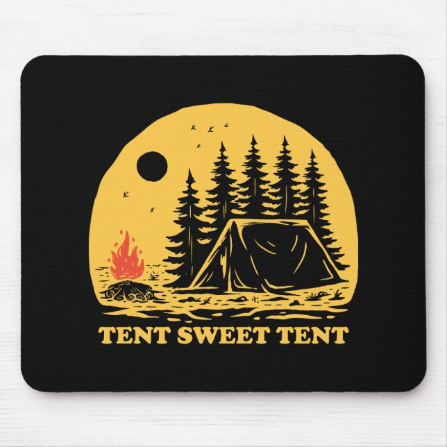 Tent Sweet Tent Mouse Mat (Front)