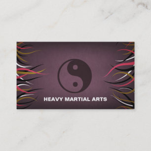Tentacle Hall Martial Arts Studio Training Business Card