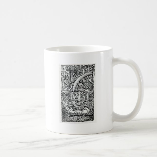 Tentacle Tank by Brian Benson Coffee Mug (Right)