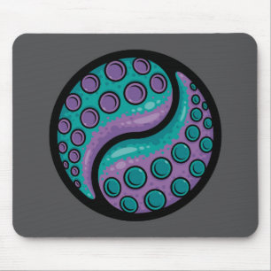 Tentacle Yin Yang Mouse Mat
