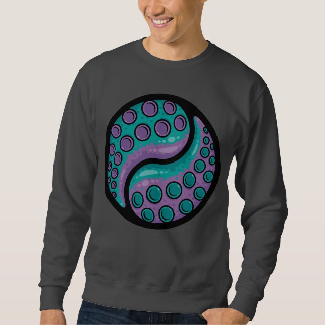 Tentacle Yin Yang Sweatshirt (Front)