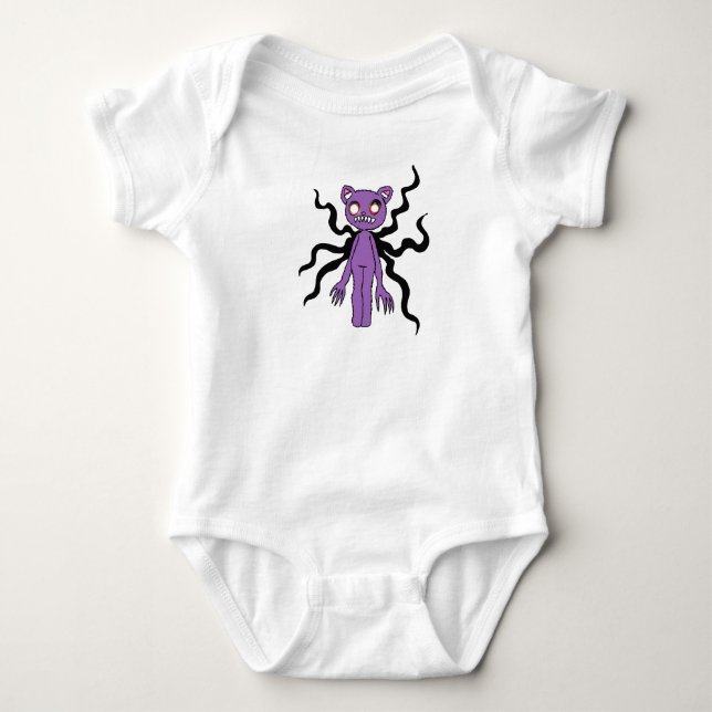 Tentacled Monster Bear Baby Top (Front)