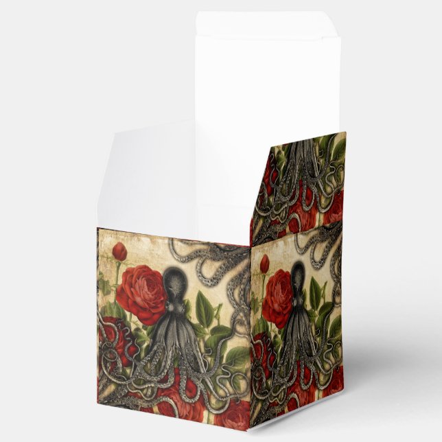 Tentacles And Roses Favour Box (Opened)