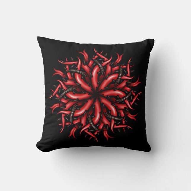 Tentacles Gothic Creepy Horror Cushion (Front)