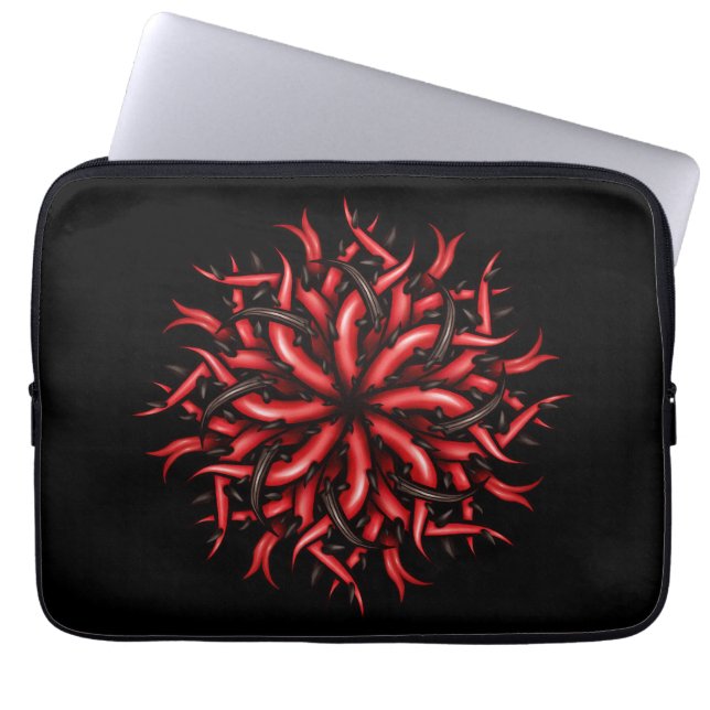 Tentacles Gothic Creepy Horror Laptop Sleeve (Front)