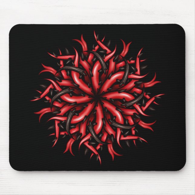 Tentacles Gothic Creepy Horror Mouse Mat (Front)