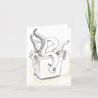 Tentacles Greeting Card