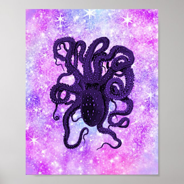 Tentacles in Ink Poster (Front)