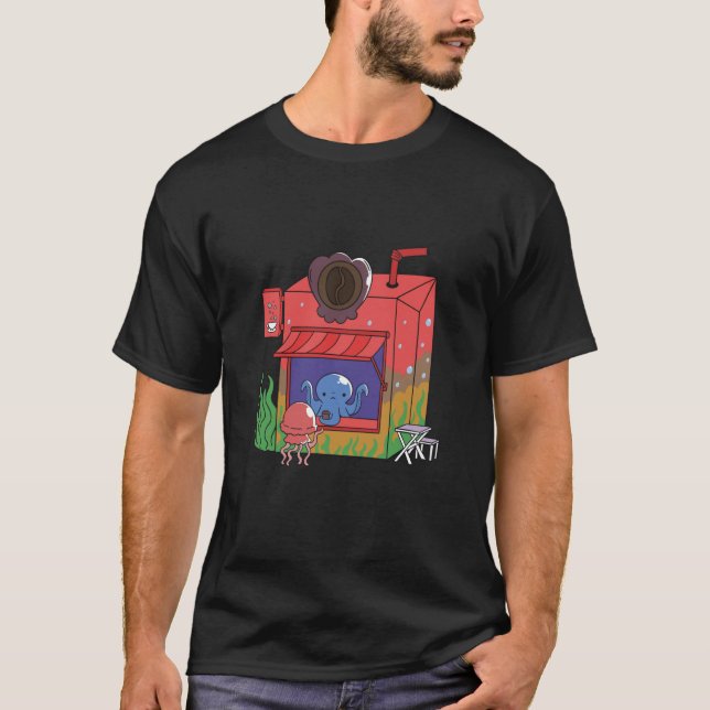 tentacles octopus jellyfish T-Shirt (Front)