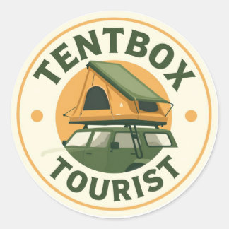 Tentbox Tourist Sticker