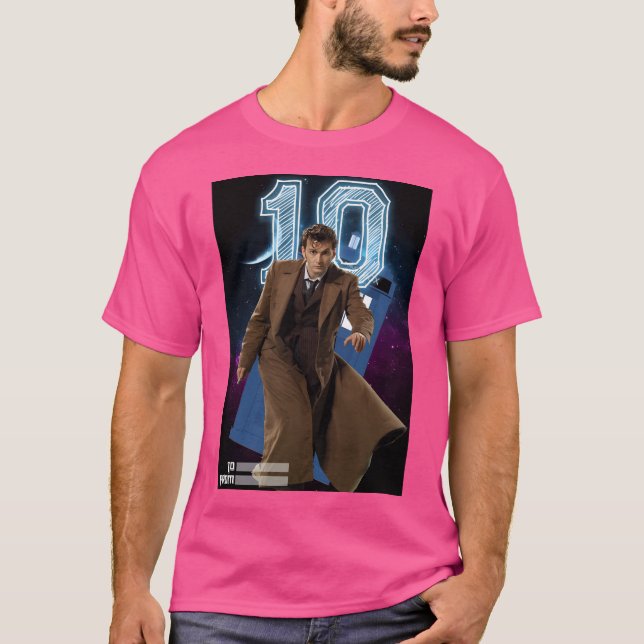 Tenth Doctor - Greeting Card T-Shirt (Front)