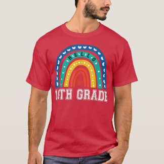 Tenth Grade 10th Rainbow First day Of School Teach T-Shirt